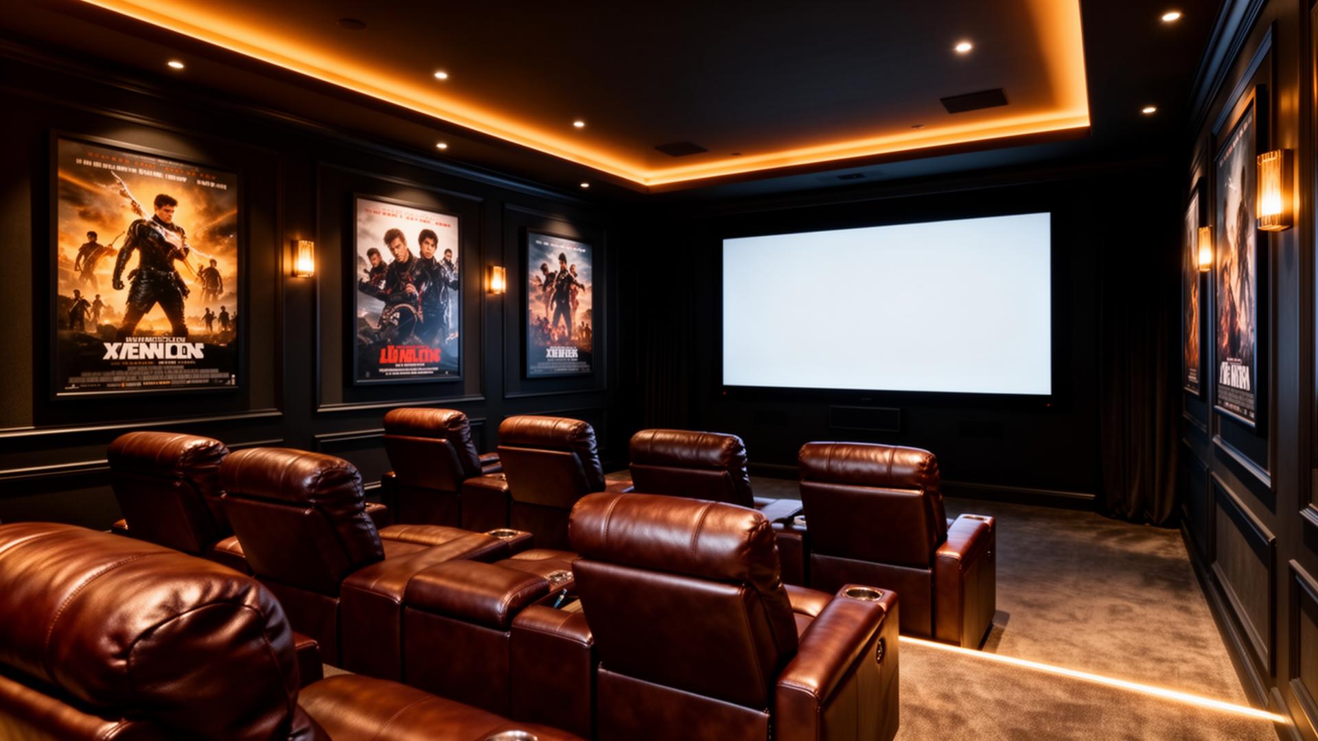 Home cinema premium com poltronas Star Seat